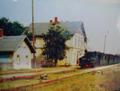 Zugeinfahrt aus Mügeln 1971